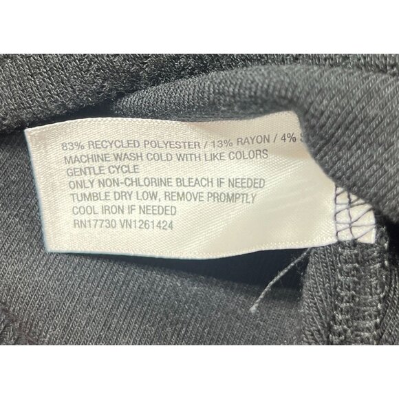 Wild Fable - Women's Ribbed Long Sleeve Scoopneck T-Shirt - Black - Extra Large - Picture 10 of 13